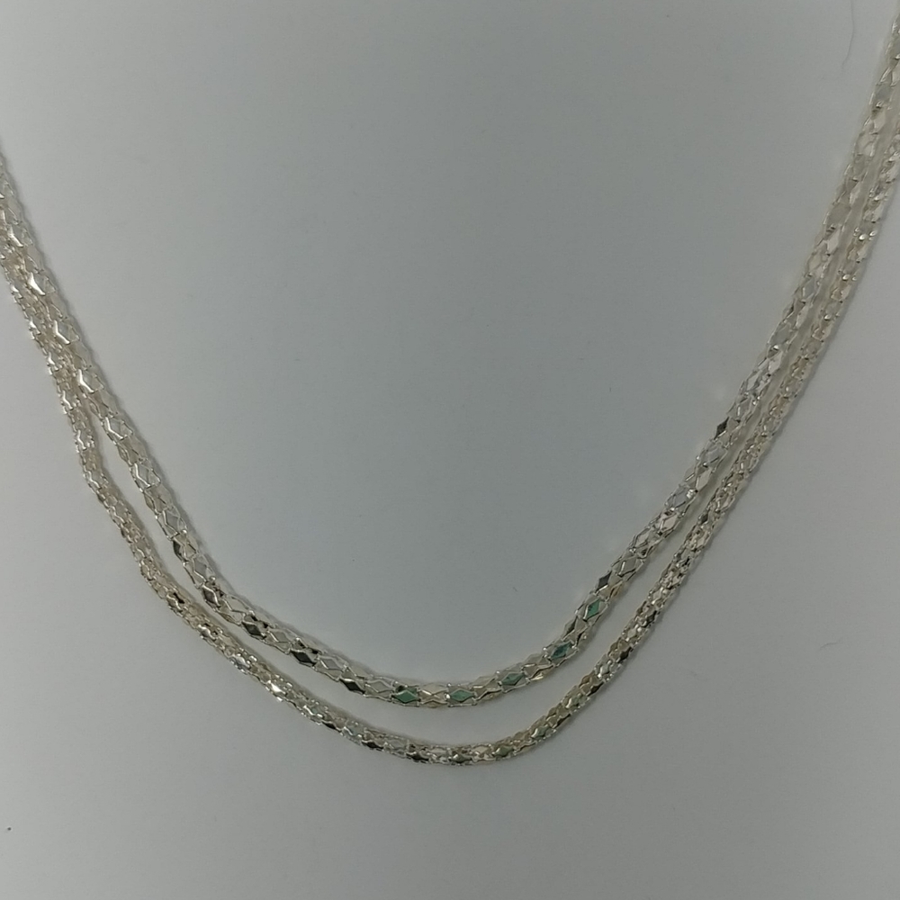 NWT Two Strand Chain Necklace - Picture 2 of 4